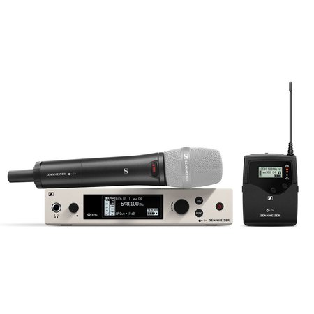 SENNHEISER ELECTRONIC COMMUNICATIONS Wireless Handheld/Bodypack Combo Base Set. Includes (1) Skm 300 G4-S 508426